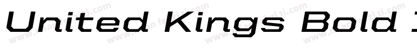 United Kings Bold Italic字体转换